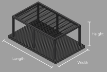 Step 2: Length, Width, Height