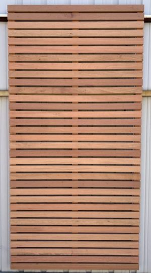 Hardwood Timber Screen Horizontal